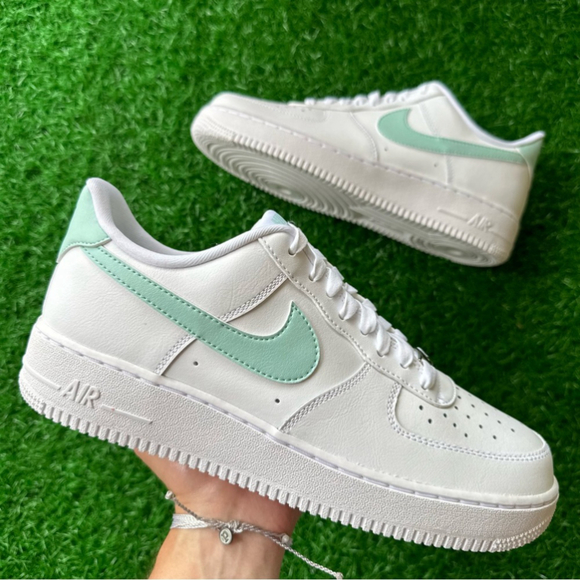 Nike Shoes - ✨New✨Nike Air Force 1 ‘07 White / Jade Ice